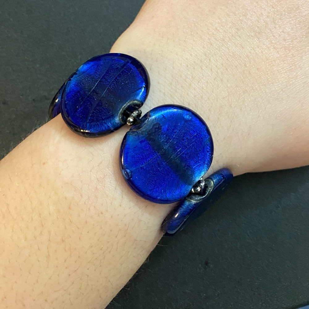 💙Blue Chunky Stretch Bracelet💙